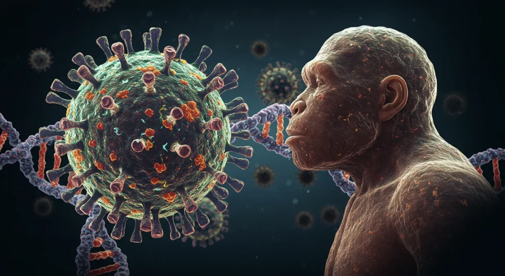 Como Vírus Antigos Moldaram Completamente Nossa Evolução Humana