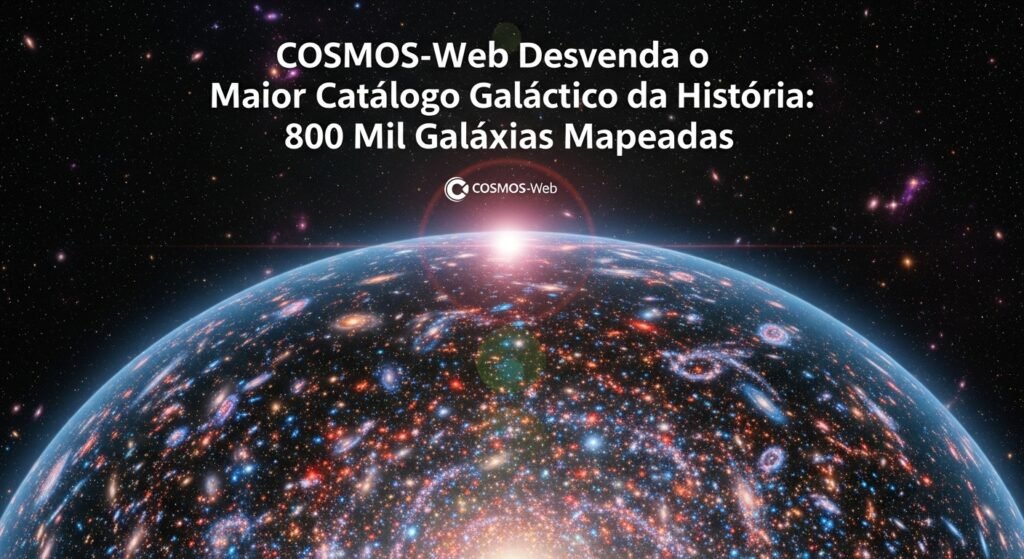 COSMOS-Web Desvenda o Maior Catálogo Galáctico da História: 800 Mil Galáxias Mapeadas